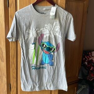 NWT - Disney Stitch tee shirt Men’s (size -small; color Heather Gray)